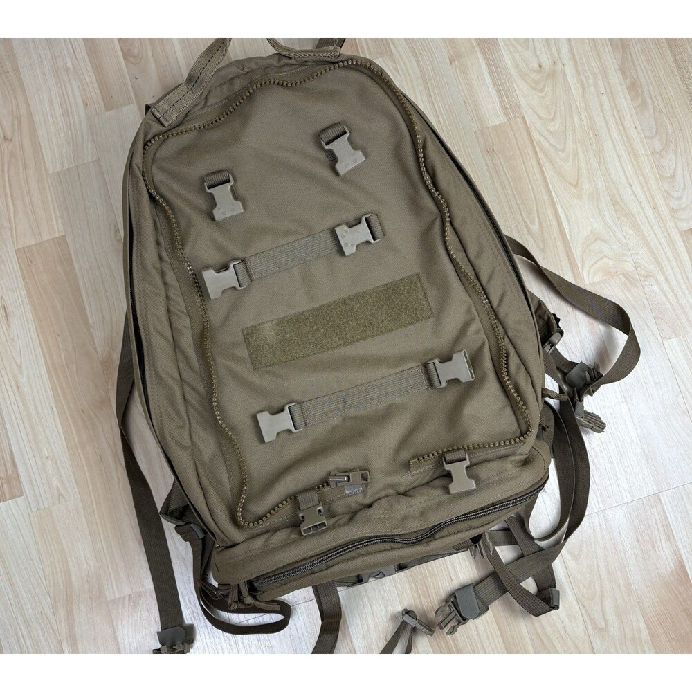 London Bridge Trading Backpack / Bag / Pack / Brown Canvas / Tactical / Military